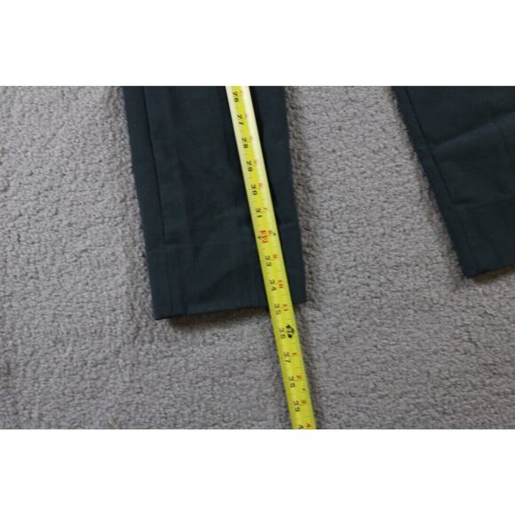 Vince Ponte Leggings Womens M Dark Green Gray Stitch Front Seam Italian Fabric - Picture 4 of 5